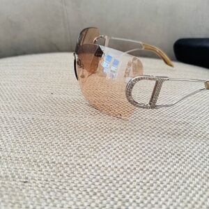 Vintage Dior Rimless Oversized sunglasses